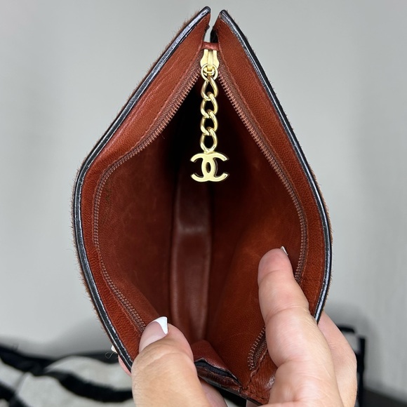 RARE CHANEL CoCo Mark Pouch Purse - Picture 7 of 9